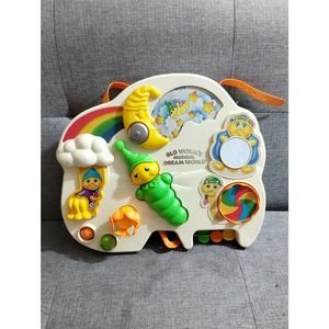 Vtg Playskool Glo Worm's Musical Dream World 1985 Crib Toy (hsu)
